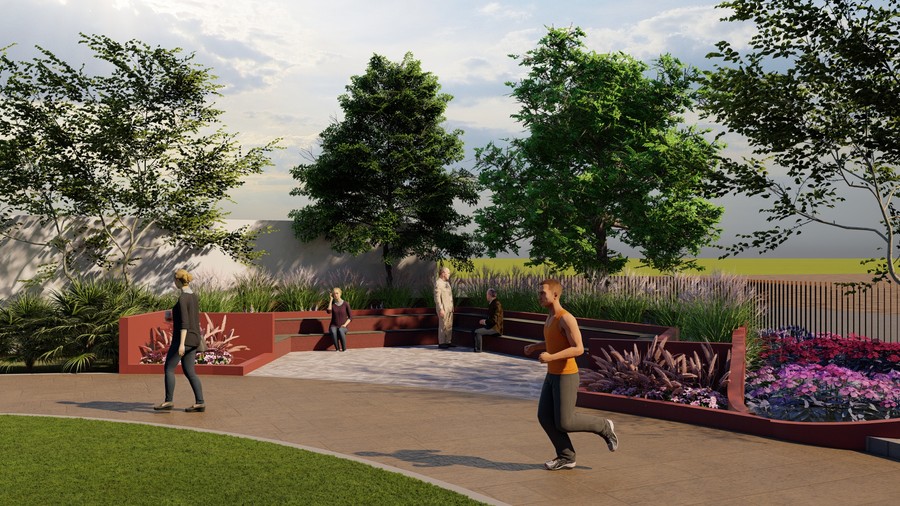 Amphitheatre at Ensaara Metropark, Nagpur